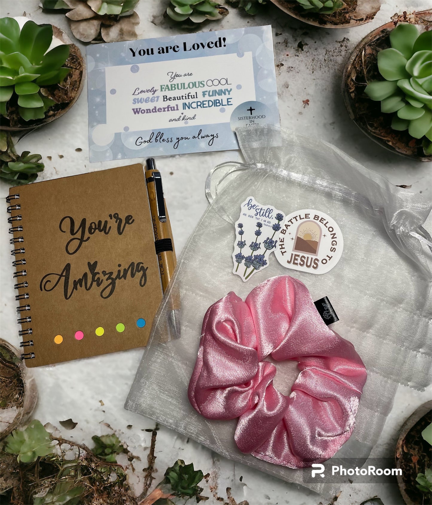 Gift Set- SIF Scrunchie & Notebook
