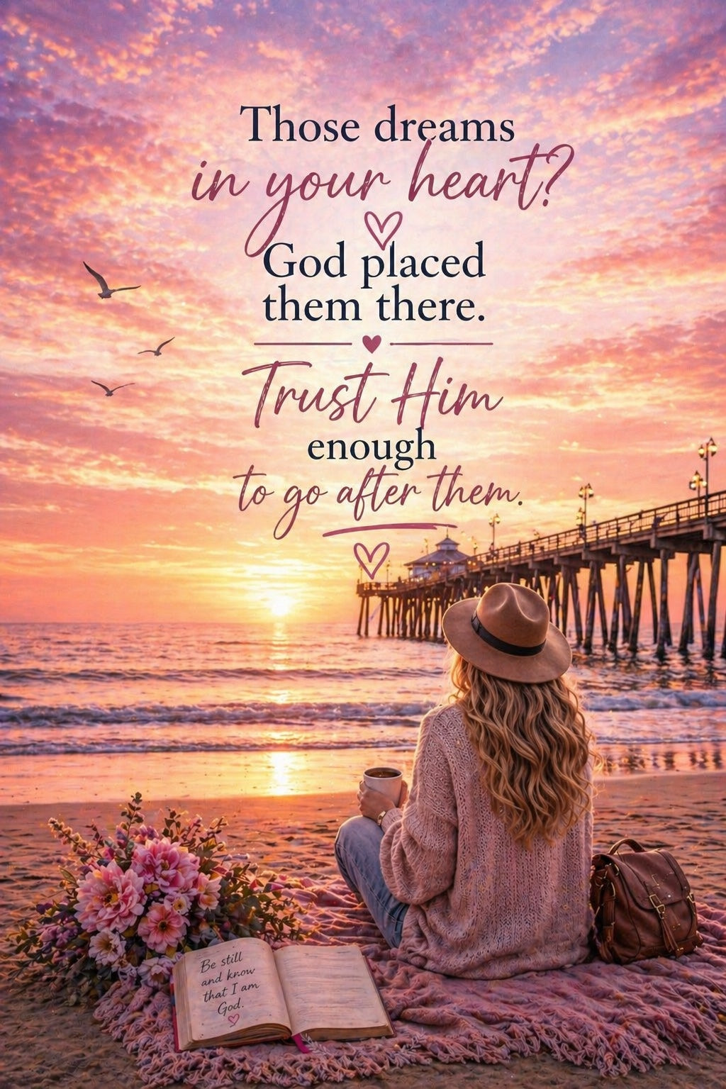 Christian Printable Wall Art “Trust Him” Instant Download |