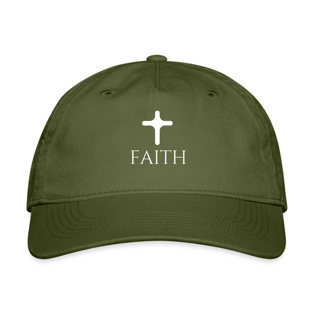 Faith Baseball Cap - olive green