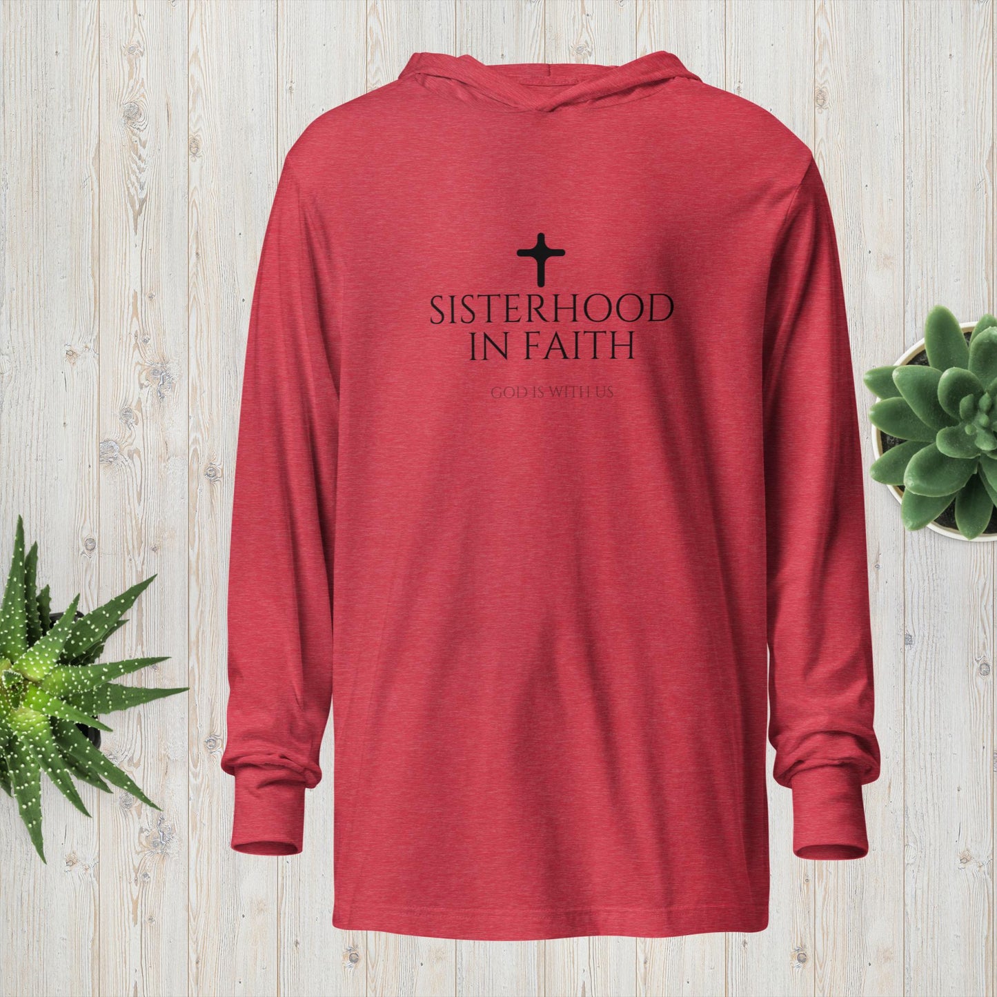 SIF Hooded long-sleeve tee
