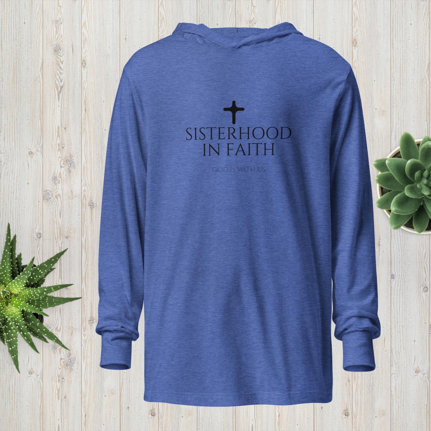 SIF Hooded long-sleeve tee
