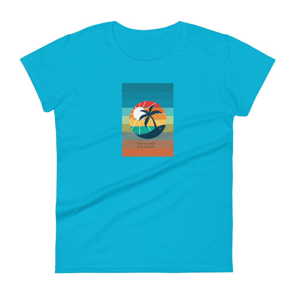 God is Good God is Great Women's short sleeve t-shirt