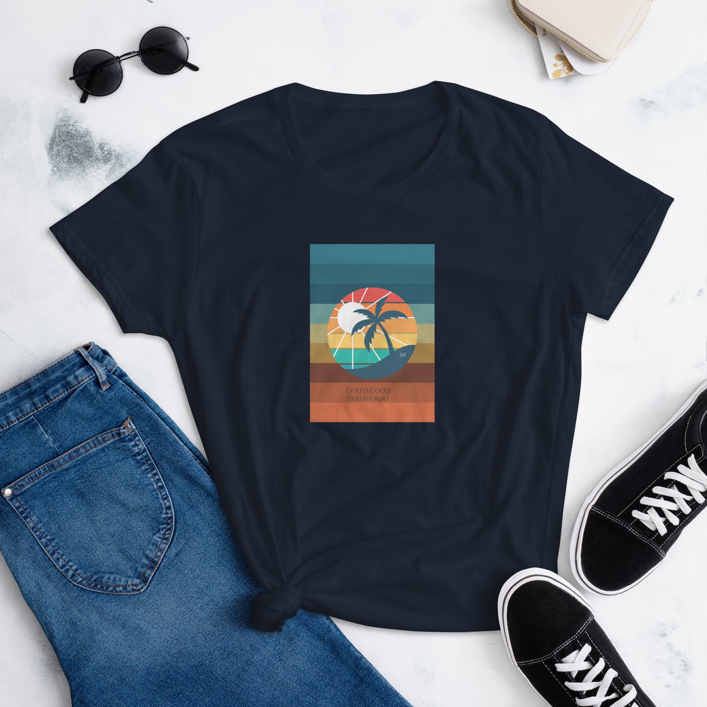 God is Good God is Great Women's short sleeve t-shirt