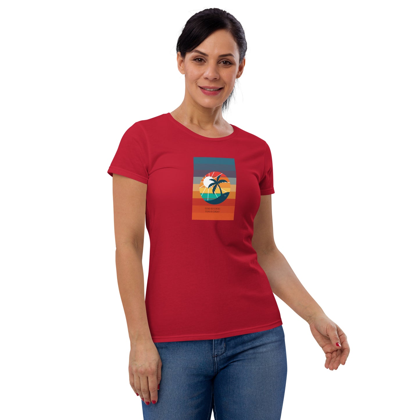God is Good God is Great Women's short sleeve t-shirt