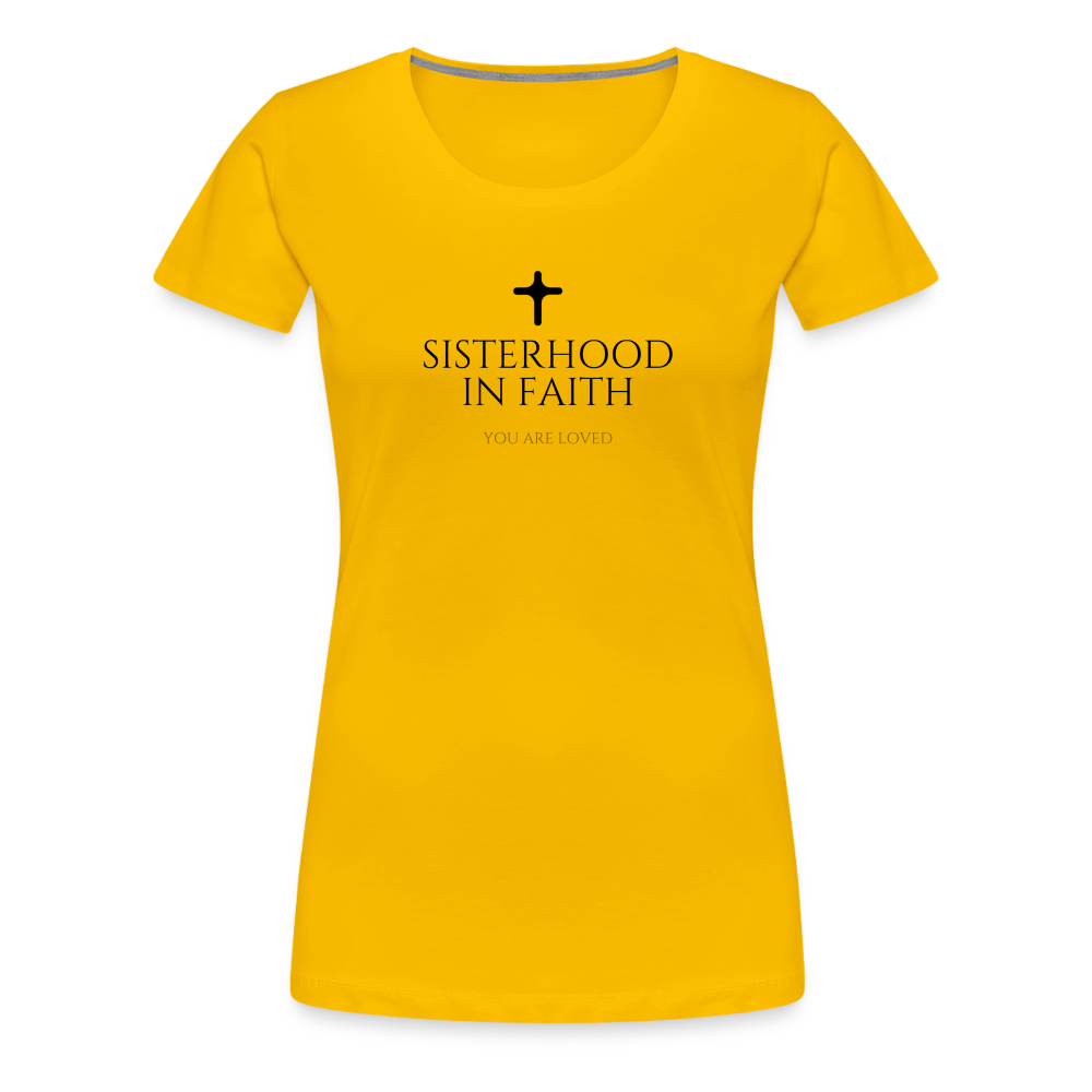 SIF Women’s Premium T-Shirt - sun yellow