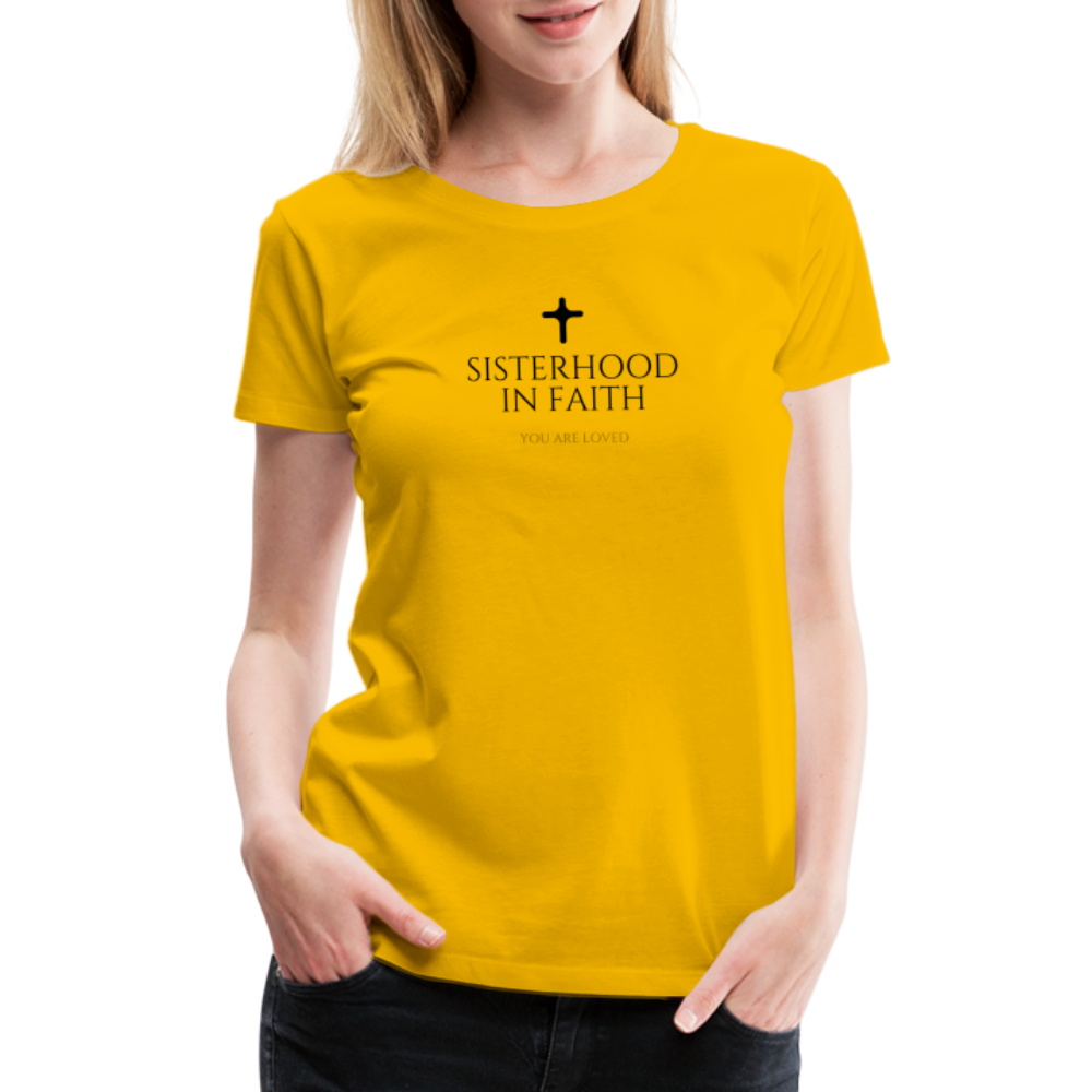 SIF Women’s Premium T-Shirt - sun yellow