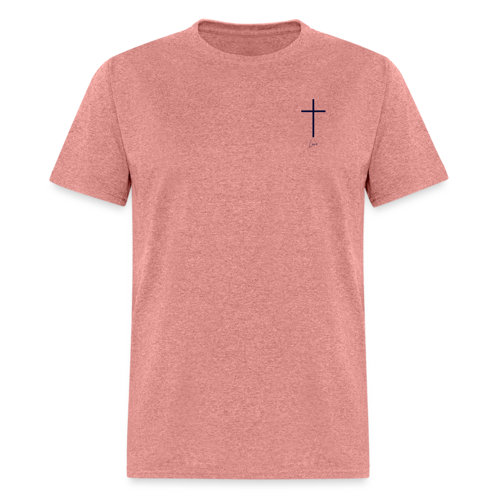 Unisex Classic Cross T-Shirt - heather mauve