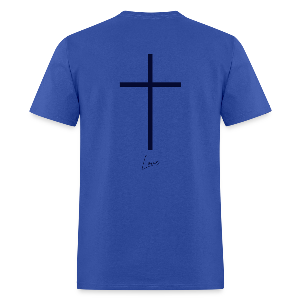 Unisex Classic Cross T-Shirt - royal blue