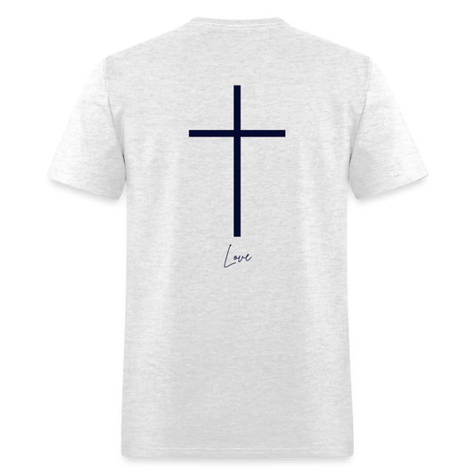 Unisex Classic Cross T-Shirt - light heather gray