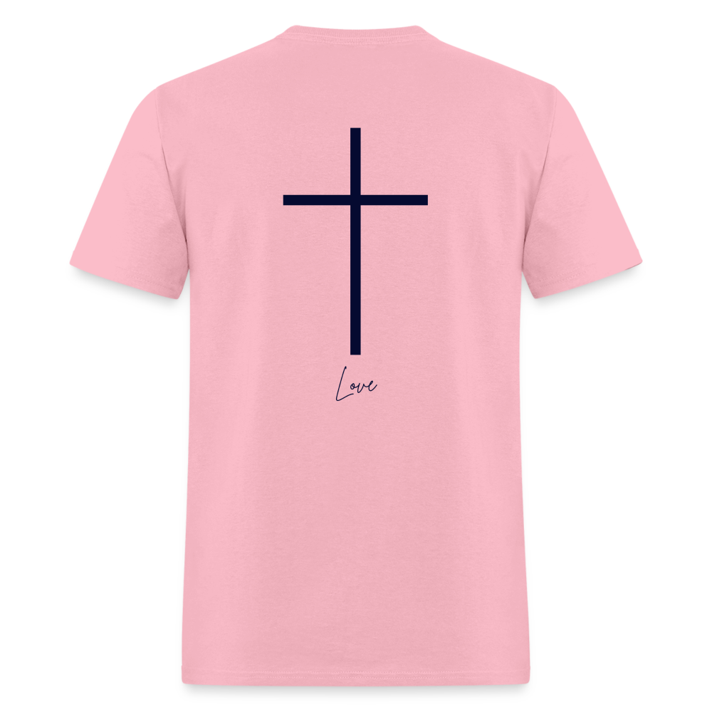 Unisex Classic Cross T-Shirt - pink