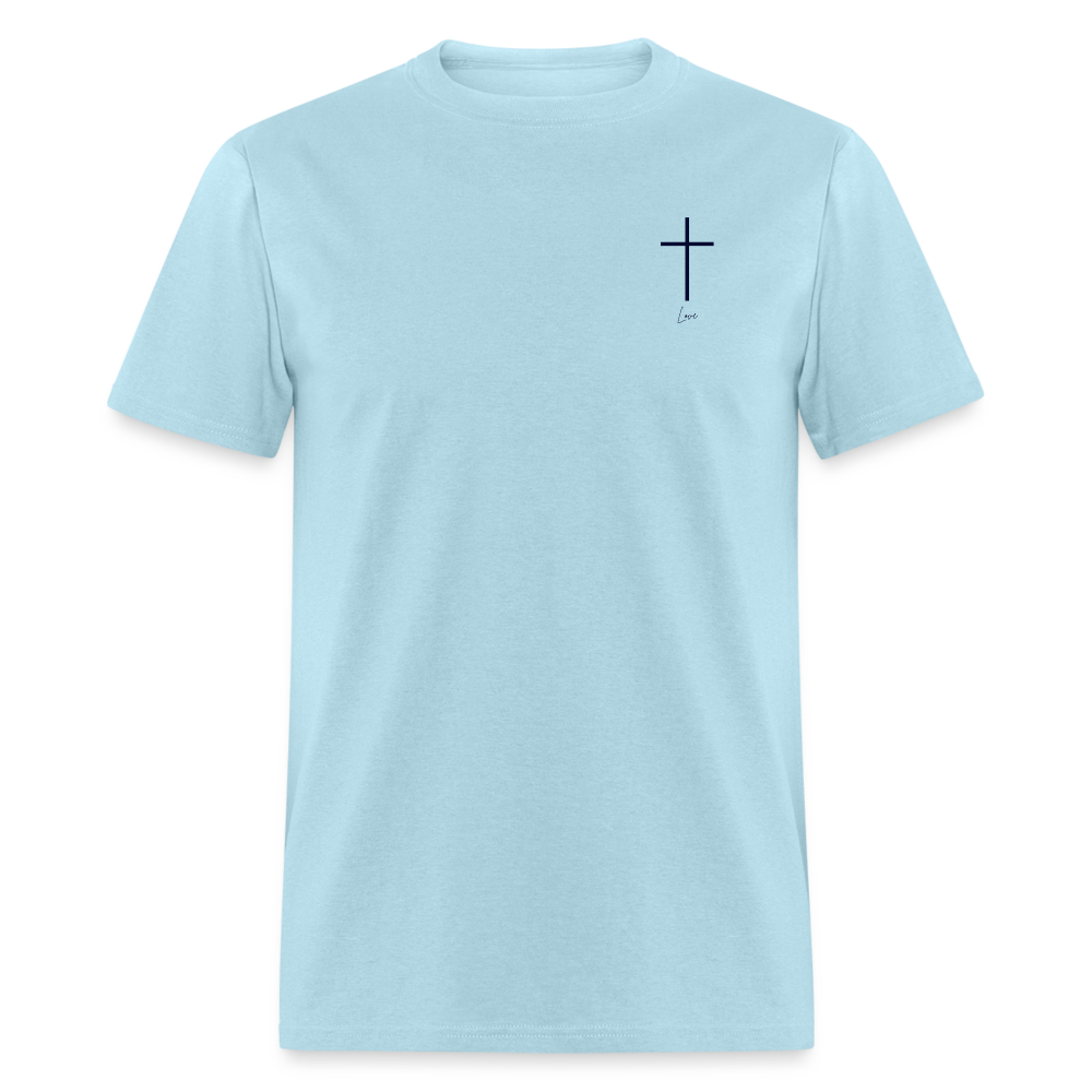 Unisex Classic Cross T-Shirt - powder blue