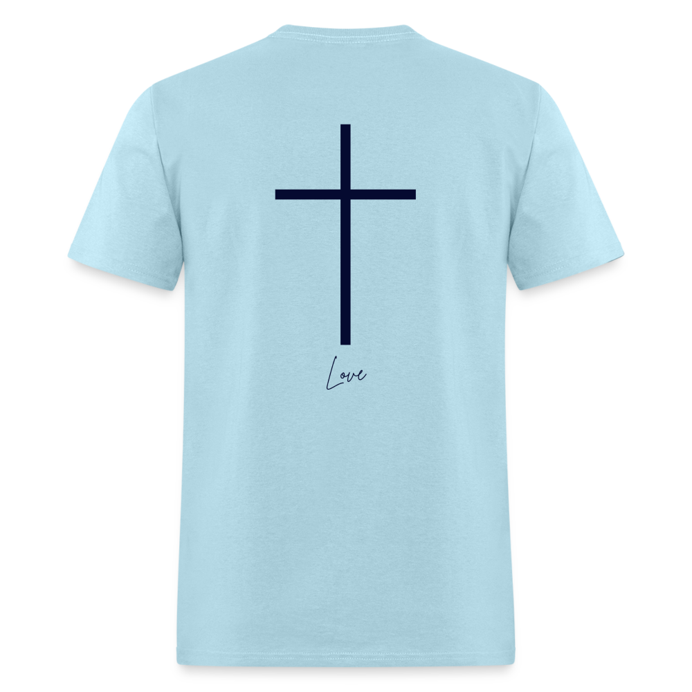 Unisex Classic Cross T-Shirt - powder blue