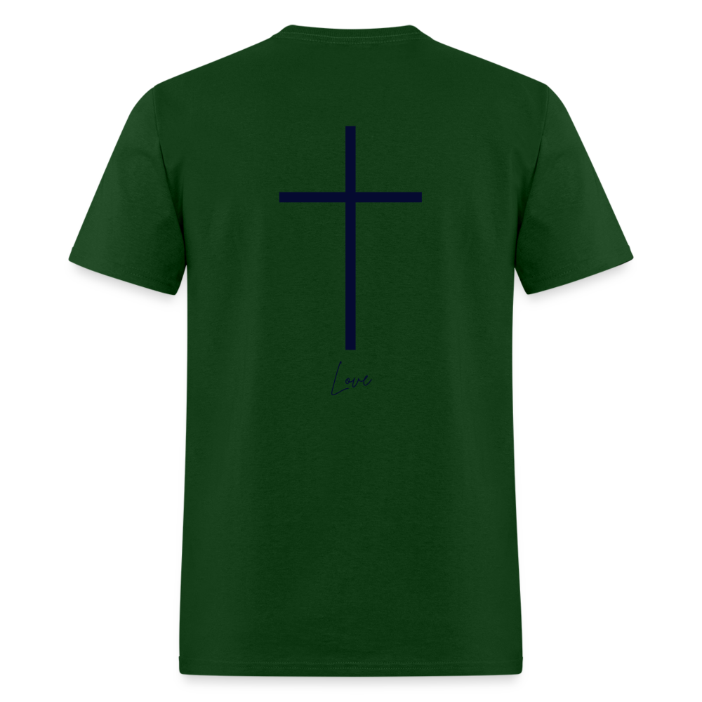 Unisex Classic Cross T-Shirt - forest green