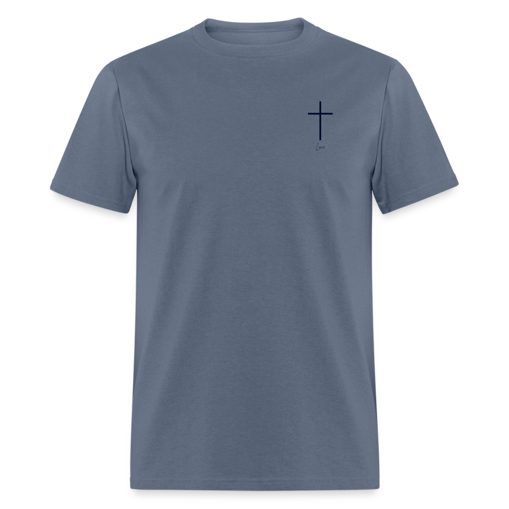 Unisex Classic Cross T-Shirt - denim