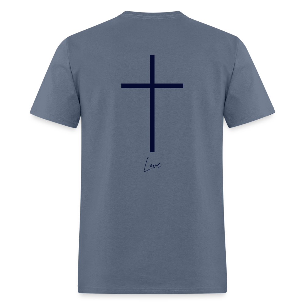 Unisex Classic Cross T-Shirt - denim