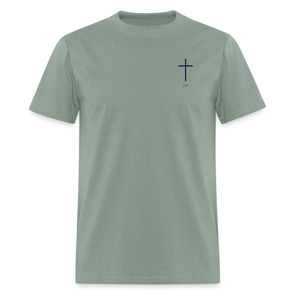 Unisex Classic Cross T-Shirt - sage